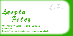 laszlo pilcz business card
