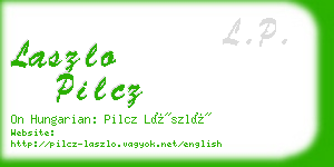 laszlo pilcz business card